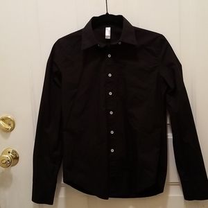 American Apparel Long Sleeved Button Down Shirt